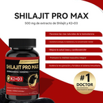 Shilajit PRO MAX - 5 en 1 - Poder y Rendimiento Masculino