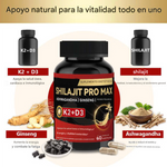 Shilajit PRO MAX - 5 en 1 - Poder y Rendimiento Masculino