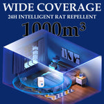 Repelente Ultrasónico de Plagas | Ahuyenta Ratas, Cucarachas y Zancudos | Sin Venenos