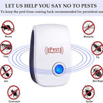 Repelente Ultrasónico de Plagas | Ahuyenta Ratas, Cucarachas y Zancudos | Sin Venenos