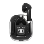 Audífonos Inalámbricos Air Crystal T6 | Diseño Transparente + Pantalla LED | Bluetooth 5.3