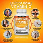 ✅¡Vitamina C Liposomal 2100 MG: El Escudo Inmunológico que SÍ se absorbe al Máximo!